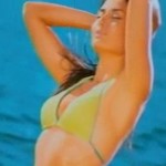 Kareena enjoying the water