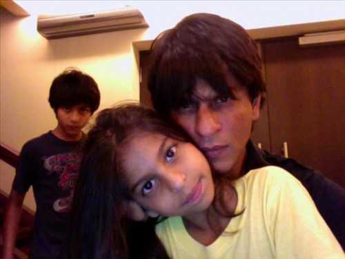 Shahrukh Khan with Suhana