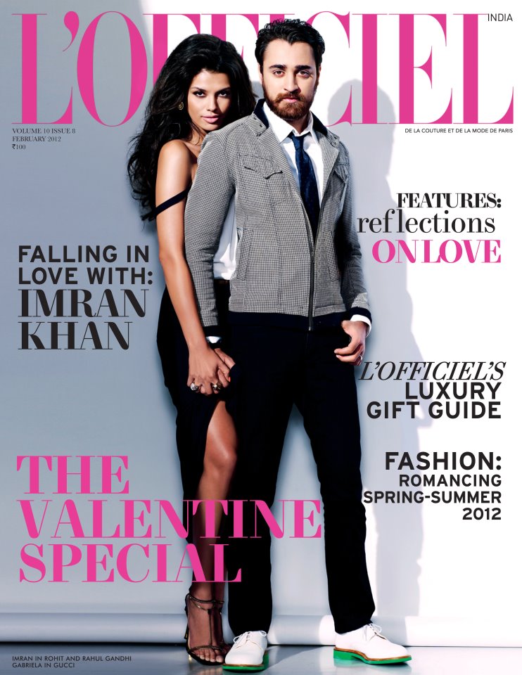Imran Khan on the cover of L’Officiel - February 2012 