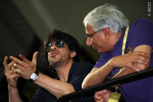 SRK with KKR co-owner Jay Mehta