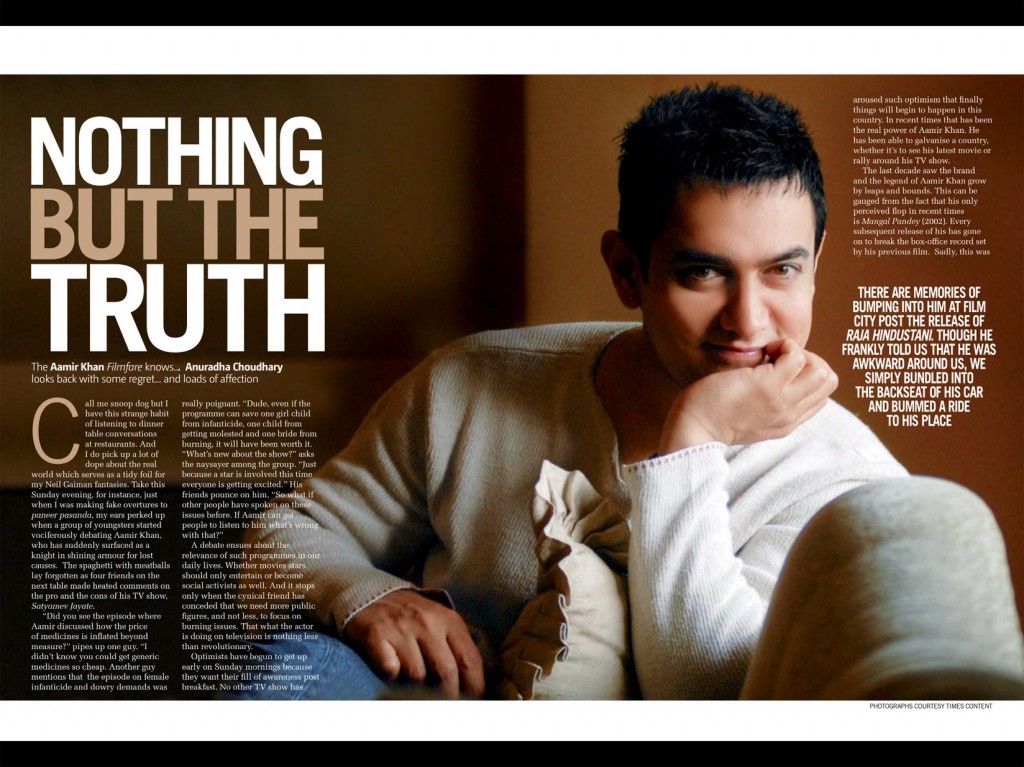 Aamir Khan - Filmfare Magazine