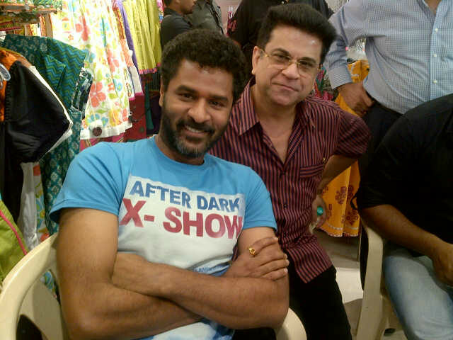 Prabhu Deva with Kumar Taurani Prabhu Deva with Kumar Taurani