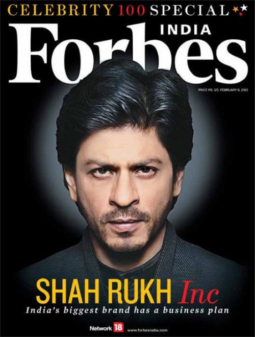 SRK Forbes Celebrity 100