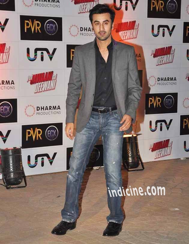 Ranbir Kapoor at Premiere Of Yeh Jawaani Hai Deewani
