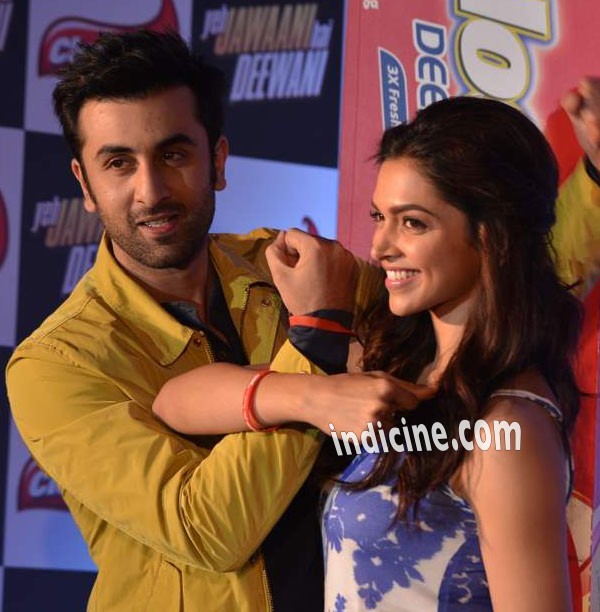 Ranbir Kapoor with Deepika Padukone