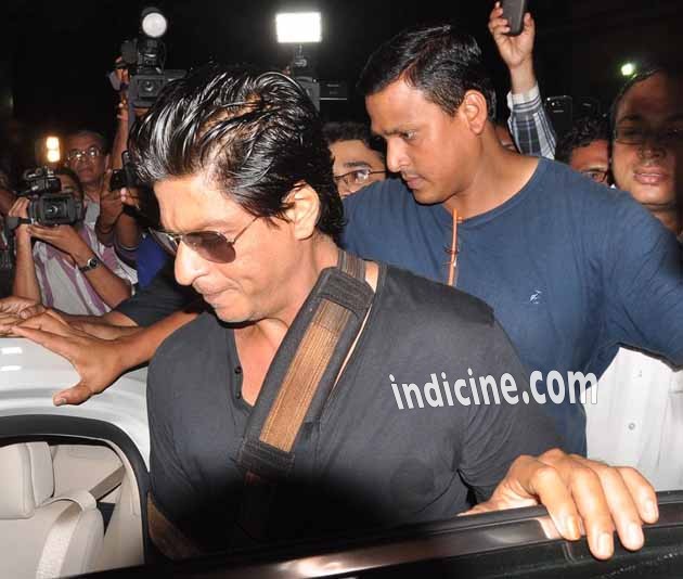 SRK discharged from hospital after shoulder surgery