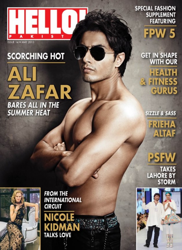 Ali Zafar Hello Pakistan Magazine Cover