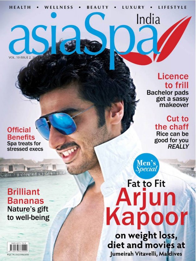 Arjun Kapoor AsiaSpa India Magazine Cover