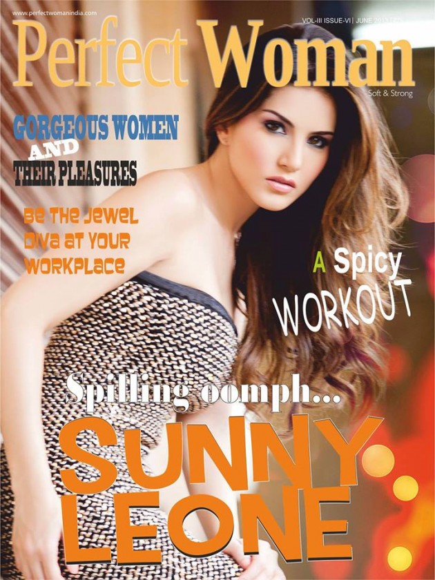 Sunny Leone Perfect Woman Magazine Cover