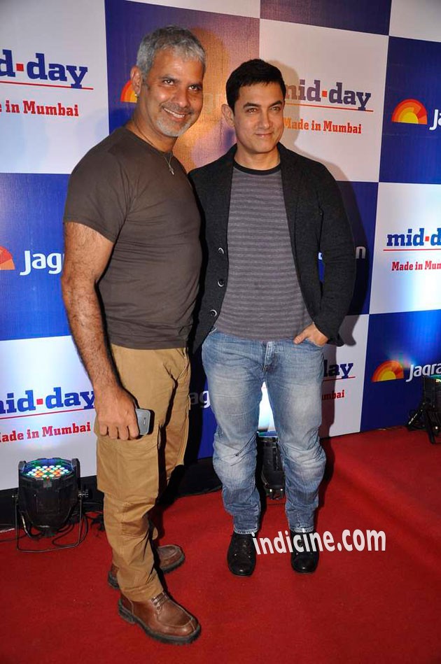 Aamir Khan at Mid-Day Bash
