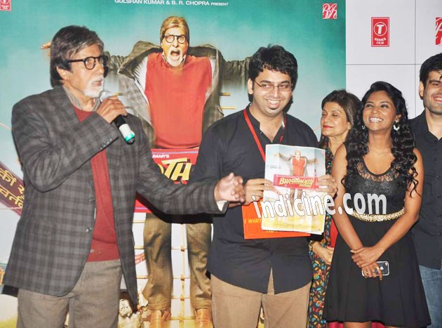 Amitabh Bachchan at First look and theatrical trailer launch of Bhoothnath Returns