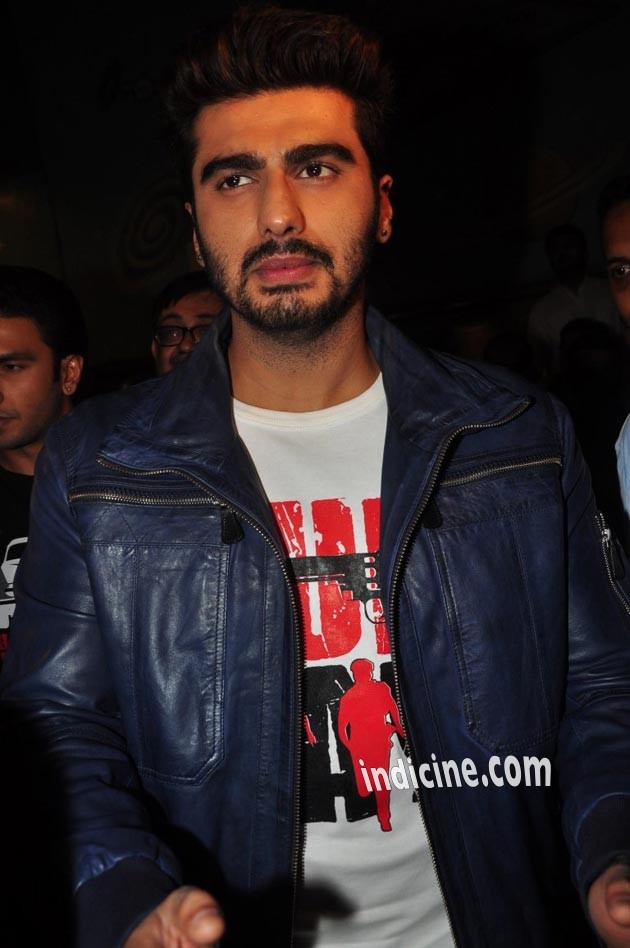 Arjun Kapoor promotes Gunday at Gaiety Cinema