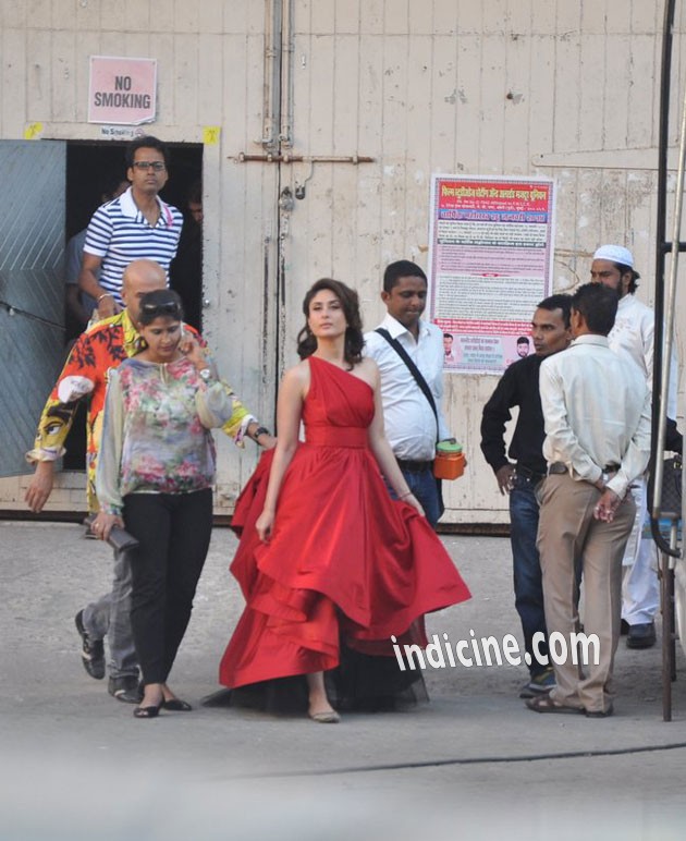 Kareena Kapoor at Mehboob studios for a cosmetic brand shoot