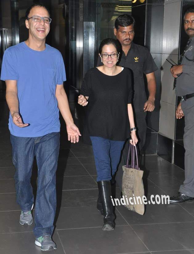 Vidhu Vinod Chopra snapped at the airport