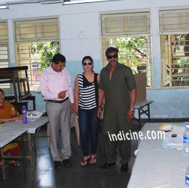 Kajol with husband Ajay Devgan