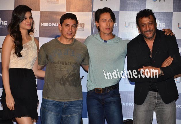 Kriti Sanon, Aamir Khan, Tiger Shroff and Jackie Shroff