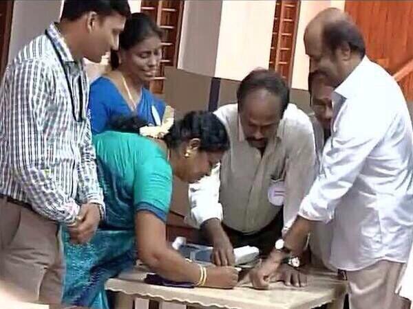 Rajinikanth casts his vote