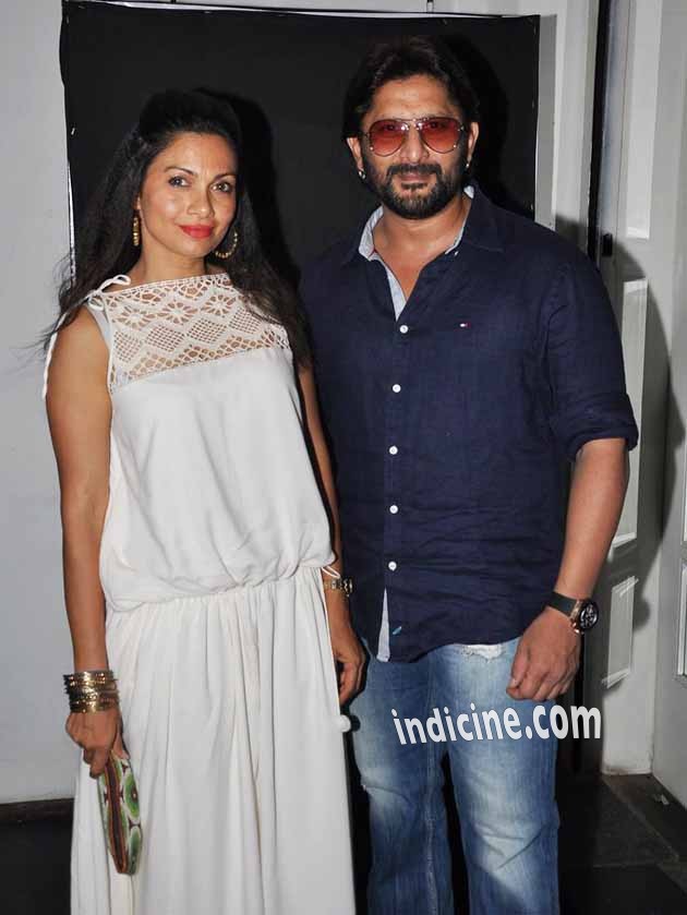 Arshad Warsi with wife Maria Goretti