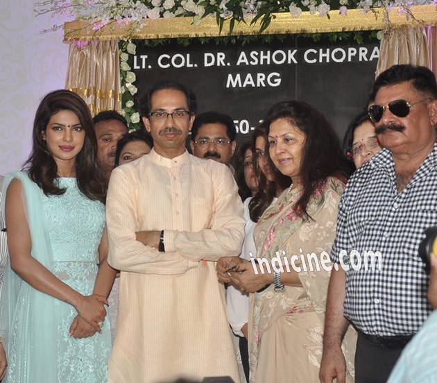 Priyanka Chopra with Uddhav Thackeray