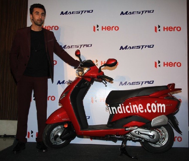 Ranbir Kapoor endorses Hero bike
