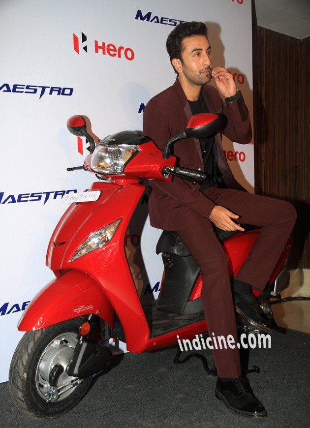 Ranbir endorses Hero bike