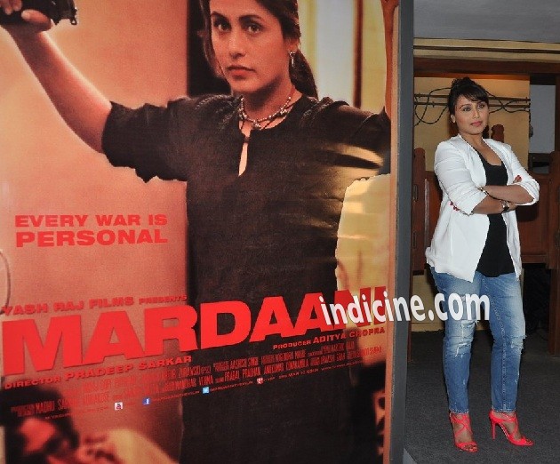 Rani Mukherjee launches first look of Mardaani