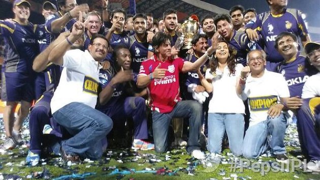 SRK with KKR IPL 2014