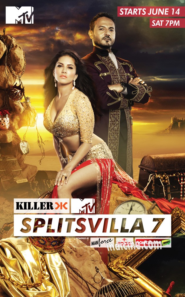 Sunny Leone, Nikhil Chinapa in MTV Splitsvilla 7