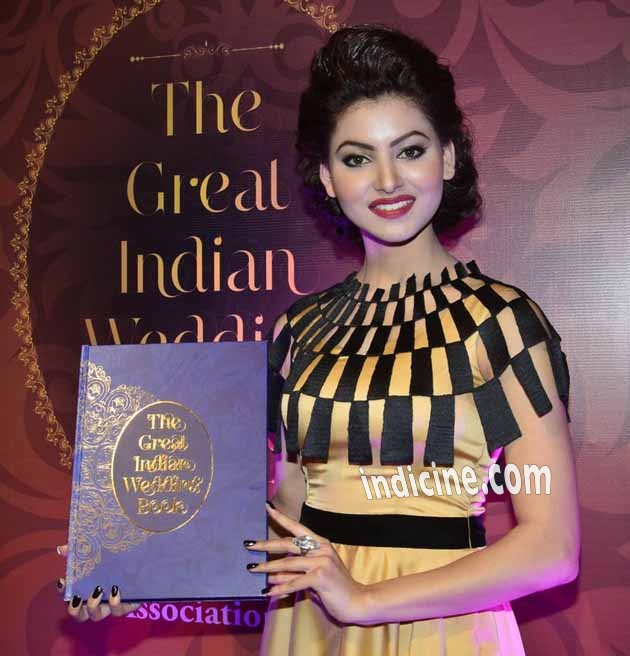Urvashi Rautela unveils The Great Indian Wedding Book