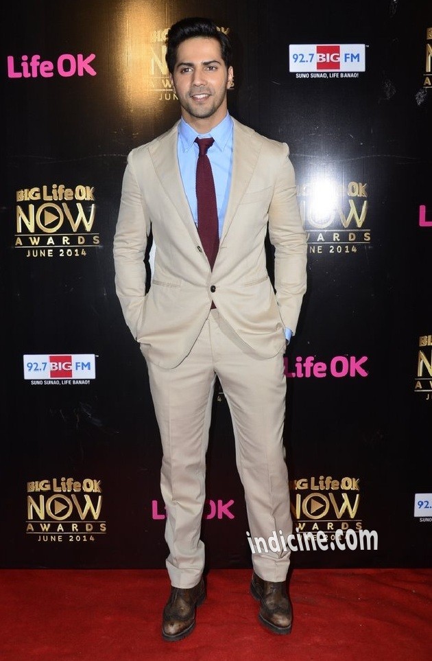 Varun Dhawan at Big Life OK Now Awards 2014