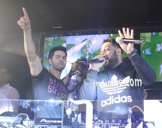 Varun Dhawan with Badshah