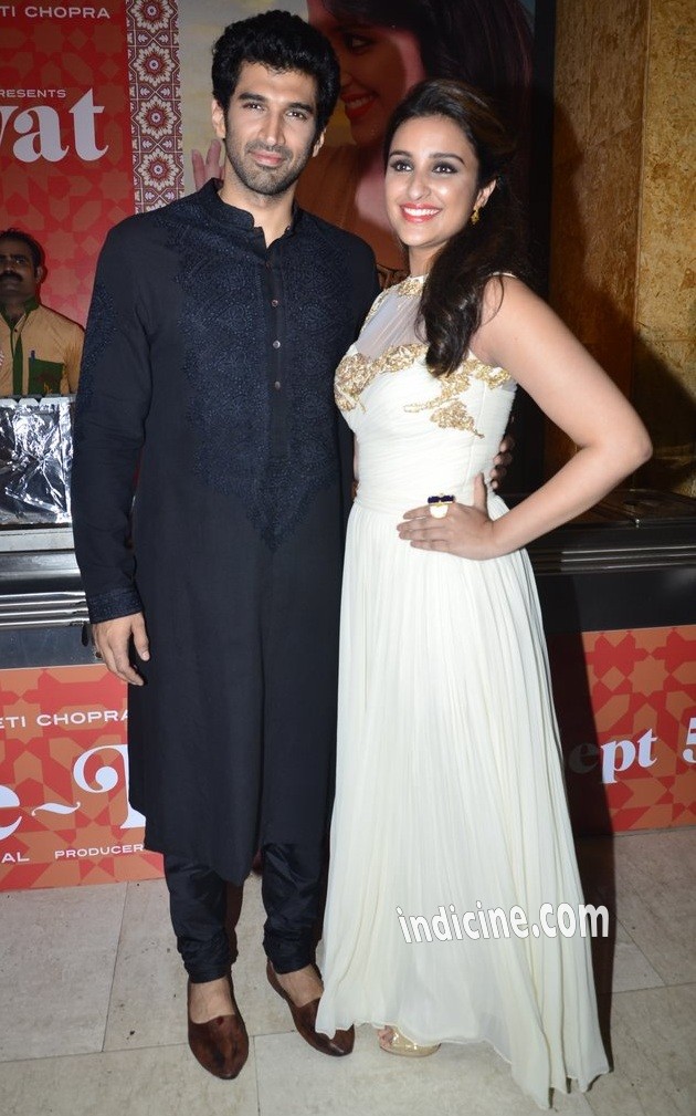 Aditya Roy Kapoor, Parineeti Chopra at Daawat-E-Ishq trailer launch