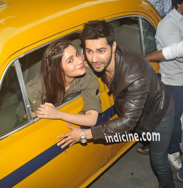 Alia Bhatt, Varun Dhawan Humpty Sharma Ki Dulhania promotion in Kolkata