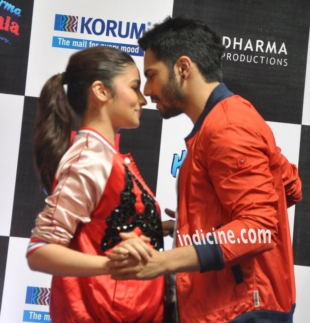 Alia Bhatt with Varun Dhawan