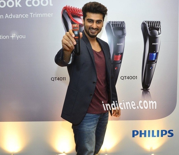 Arjun Kapoor at Philips India's male grooming range event