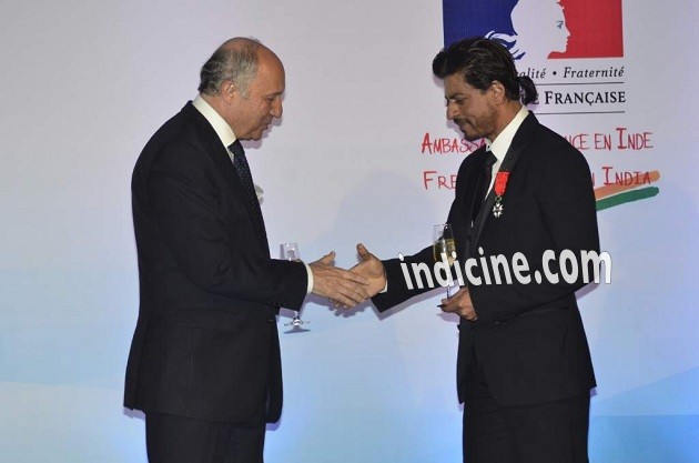 SRK honoured with France's highest honour