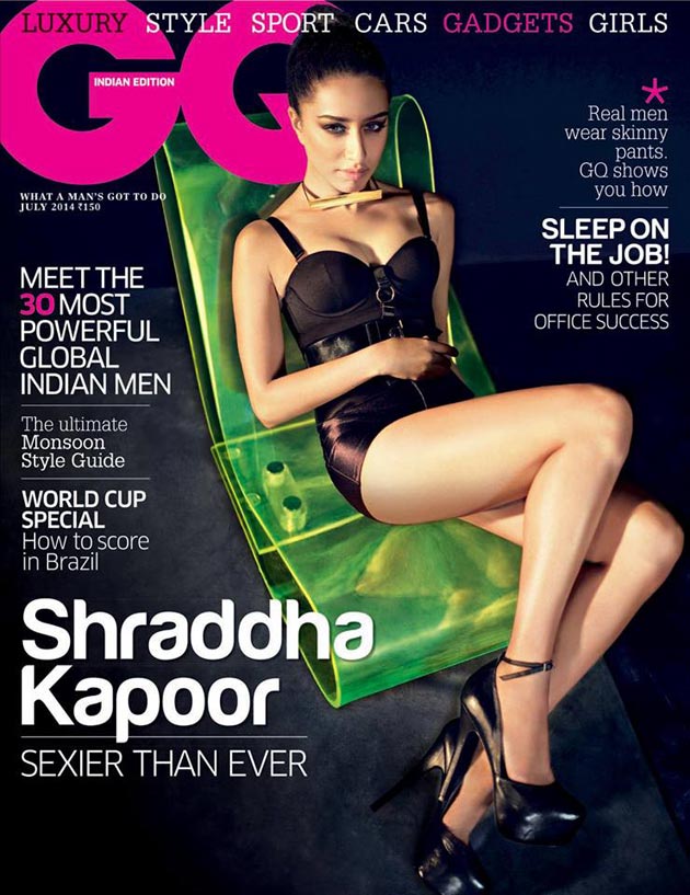 Shraddha Kapoor on GQ Magazine Cover