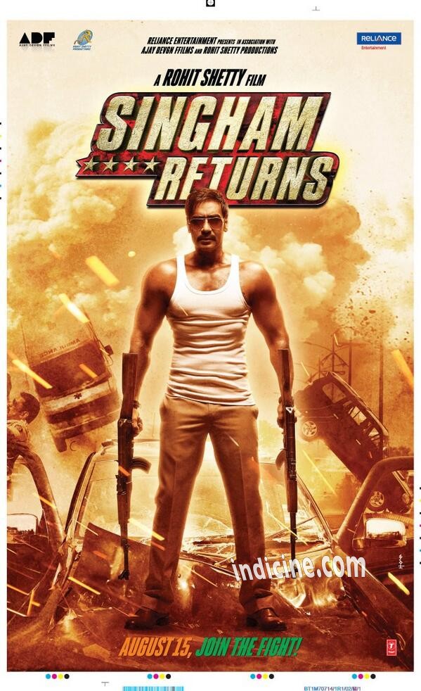 Singham Returns Poster