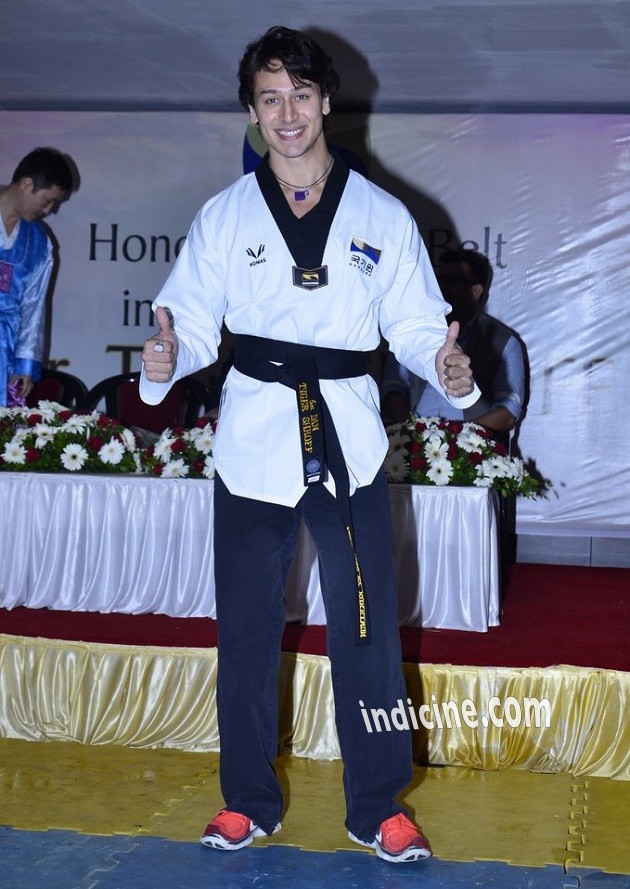 Tiger Shroff honoured with 5th degree black belt