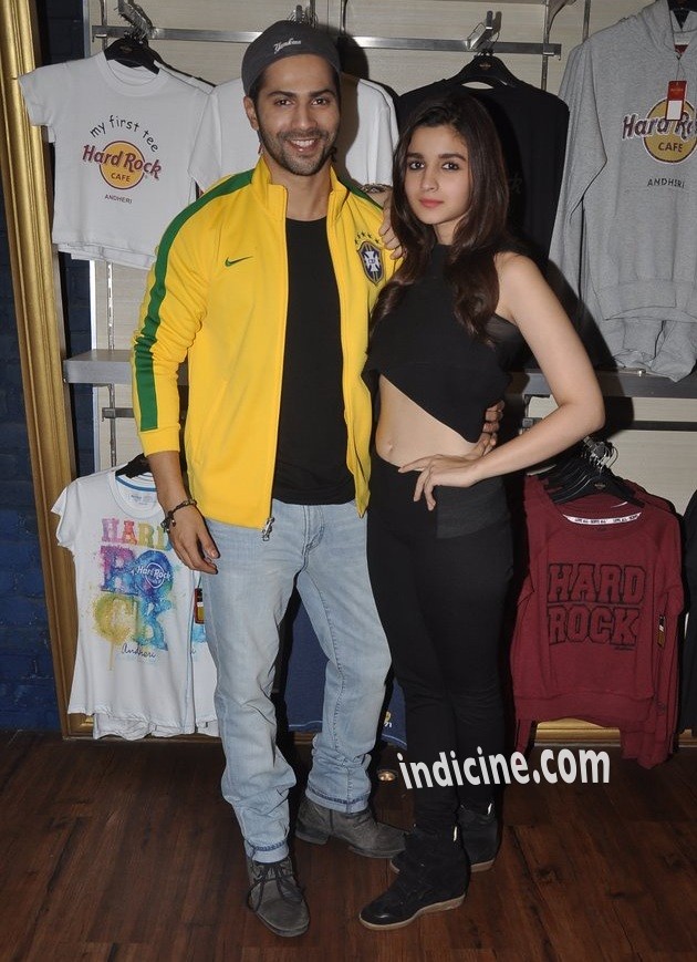 Varun Dhawan, Alia Bhatt promote Humpty Sharma Ki Dulhania at Hard Rock Cafe