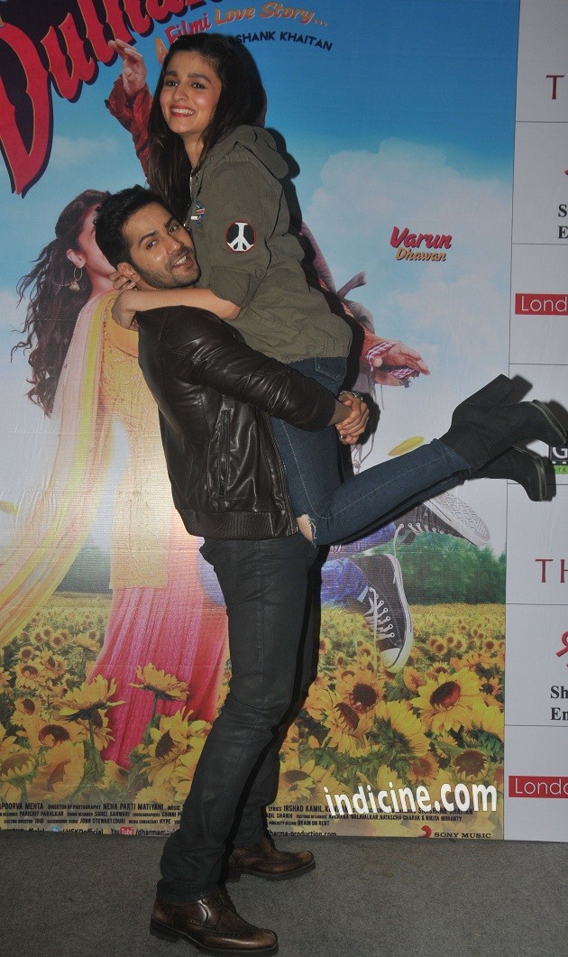 Varun Dhawan lifts Alia Bhatt