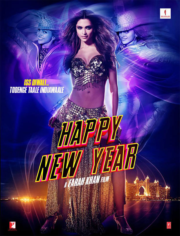 Happy New Year Poster - Deepika Padukone