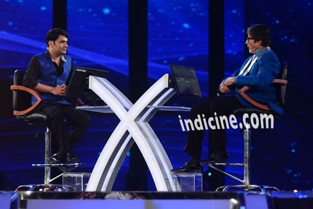 Kapil Sharma with Amitabh Bachchan