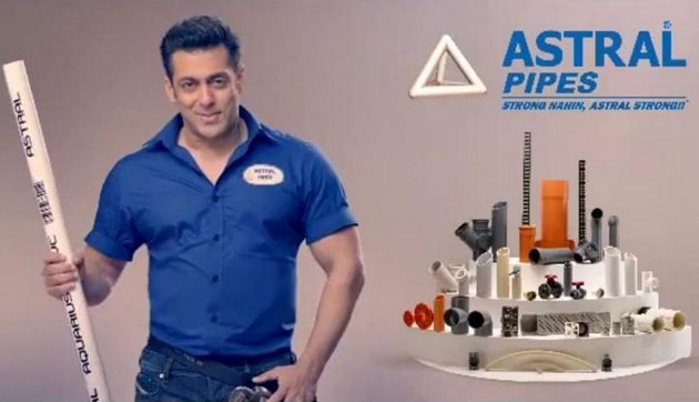 Salman Khan Ad Pics For Astral Pipes