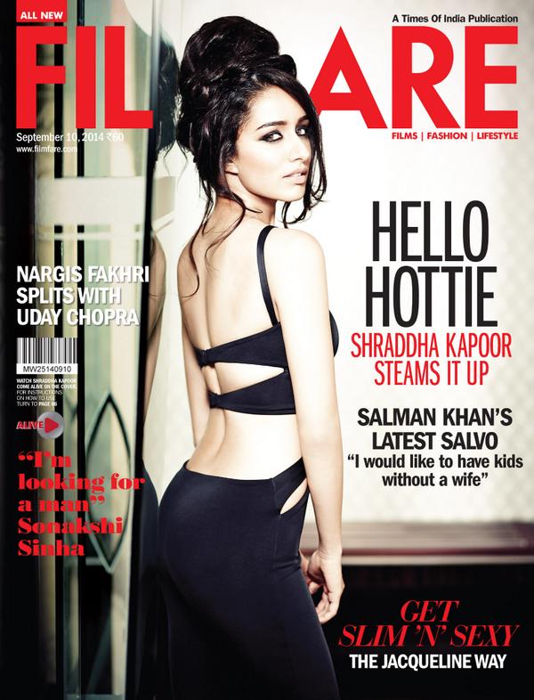 Shraddha Kapoor on Filmfare Magazine Cover