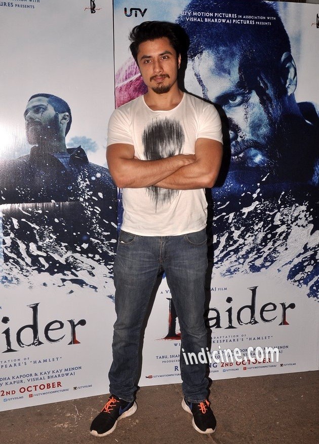 Ali Zafar at Haider screening at Sunny Super Sound