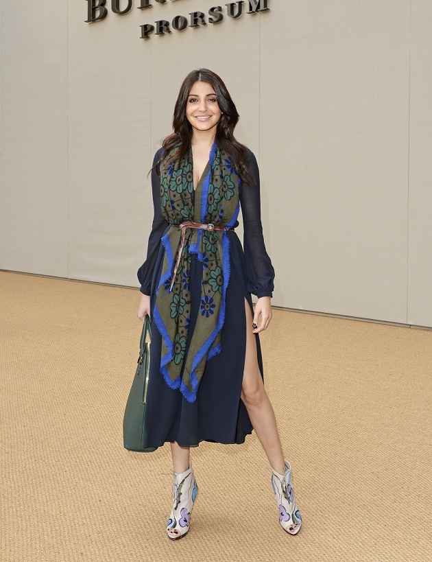 Anushka Sharma attends Burberry show at London Fashion Week