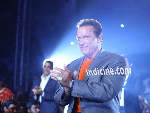 Arnold Schwarzenegger at I music launch