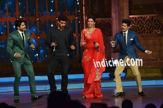 Hussain Kuwajerwala, Arjun Kapoor, Deepika Padukone and Vishal Malhotra