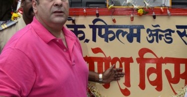 Rajeev Kapoor at Ganpati visarjan